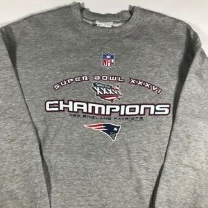 New England Patriots Lee Superbowl 36 Pullover